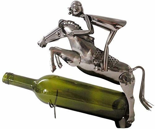 Brubaker Weinflaschenhalter Reiter im Sprung