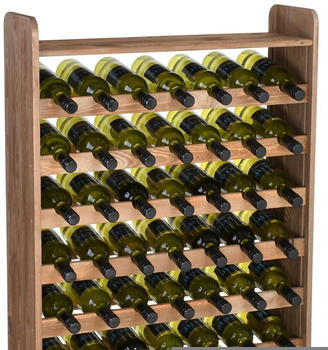 VINCASA Weinregal OPTIPLUS Modell 2, mit Abschlussboard, Braun