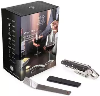 Peugeot Wine Game Geschenkset Clef du Vin + Clavelin Korkenzieher (200978)