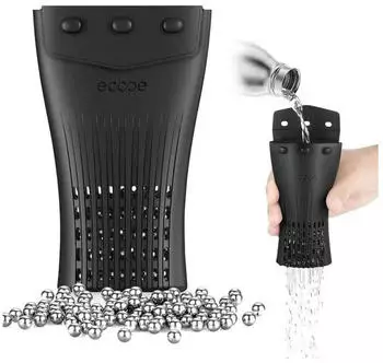 LuxusKollektion Reinigungsperlen f&uuml;r Dekanter & Karaffen, Edelstahl, 1200 St&uuml;ck