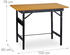 Relaxdays klappbare Werkbank (10038683)