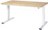 Rau Arbeitstisch Serie adlatus 300 Melamin-Platte 1000 x 1000 x 720 - 1120 mm