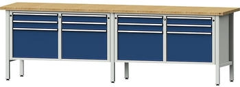 ANKE Anke Kastenwerkbank 2800 x 890 mm Buchenplatte 40 mm V2800 Modell 233 V