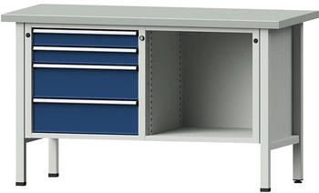 ANKE Anke Kastenwerkbank 1500 x 700 x 890 mm Blechbelag 40 mm V1500 Modell 134 V