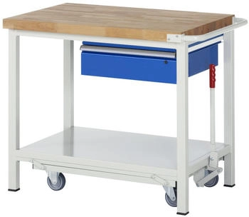Rau Werkbank Serie 8001 fahrbar absenkbar Schublade 1000 x 700 x 880 mm