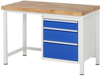 Rau Werkbank Serie 8159 3 Schubladen 1250 x 700 x 840 mm