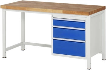 Rau Werkbank Serie 8159 3 Schubladen 1500 x 900 x 840 mm