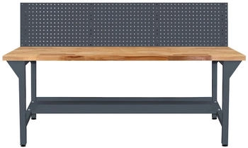 Proregal Werkbank Giant Rhino Plus + Lochplatte 131 x 200 x 70 cm Traglast 500 kg Anthrazitgrau