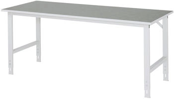 Rau Tom manueller HVT 25 mm Linoleumbelag 500 kg 2000 x 800 x 760-1080 mm hellgrau/lichtgrau