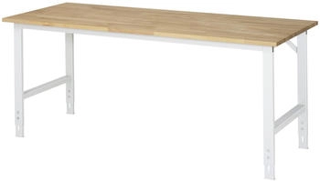 Rau Arbeitstisch Buche-Platte 2000 x 800 x 760-1080 mm