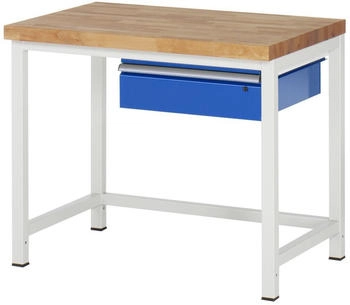 Rau Werkbank Serie 8001 stationär + Schublade 1000 x 700 x 840 mm