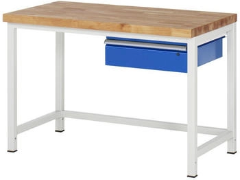 Rau Werkbank Serie 8001 stationär + Schublade 1250 x 700 x 840 mm