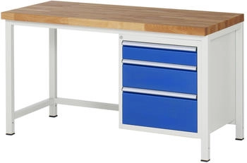 Rau Werkbank Serie 8159 3 Schubladen 1500 x 700 x 840 mm
