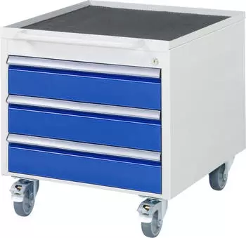 Rau RAU Roll-Container Serie 7000 HxBxT 565 x 580 x 650 mm mit 3 Schubladen