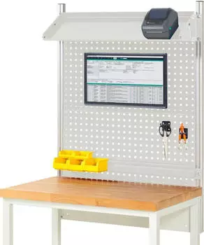 Rau Rau System-Aufbau Komplettset 02 für Produktbreite 1000 mm RAL7035/RAL7035