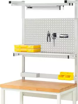Rau Rau Werkbänke System Aufbau Komplettset 04 für Produktbreite 1000 mm RAL7035