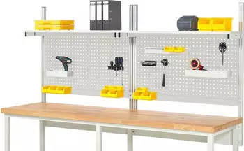 Rau Rau Werkbänke System Aufbau Komplettset 01 für Produktbreite 2500 mm RAL7035