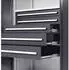 Kappes RasterPlan Schubladenschrank mit Werkbankplatte Multiplex 1950x1000x600mm, 2 Schubladen, Lochplatten (1460.04.3024)