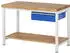 Rau Werkbank 8001A7 höhenverstellbar 1250x700x840-1040mm 1x Schublade (03-8001A7-127B4H.11)