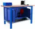 Simonrack SimonWork BT6L Pro Werkbank 1800x865x750mm Blau/Buche (8425437125218)