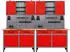 Ondis Werner Werkstatt-Set 240cm 6-teilig Metall, rot (19210808-0)