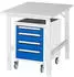 Rau Tom Arbeitstisch höhenverstellbar, M-Platte 22mm, 750x1000x760-1080mm (06-625M10-07-KM10.11)