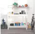 vidaXL Werkbank Weiß 110x50x80cm Massivholz Kiefer (822502)