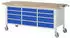 Rau Fahrbare Werkbank 8579 2000x700x880mm 12 Schubladen (05-8579A2-207B4S.11)
