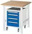 Rau Tom Arbeitstisch höhenverstellbar 750x800x760-1080mm, B-Platte 25mm (06-625B80-07-KM10.11)