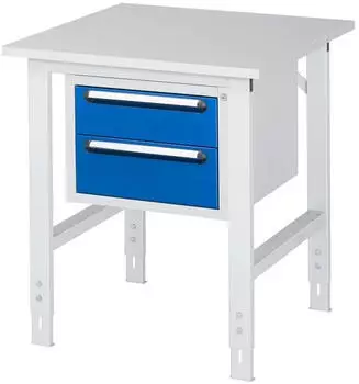 Rau Tom Arbeitstisch h&ouml;henverstellbar, 750x800x760-1080mm, M-Platte 22mm (06-625M80-07-KM03.11)