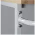 ADB Betriebseinrichtungen Mobile Werkbank mit Rollen, 1 Tür, 130x60x83cm, 500kg (44743)