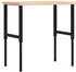 vidaXL Werkbank Massivholz Buche 100x60x(73-99,5)cm Rechteckig