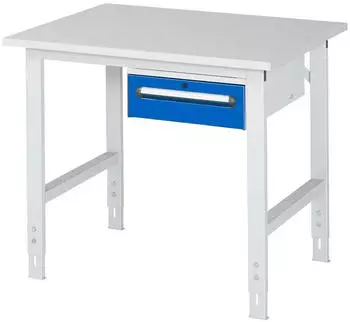 Rau Tom Arbeitstisch h&ouml;henverstellbar, M-Platte 22mm, 1000x800x760-1080mm (06-625M80-10-KM02.11)
