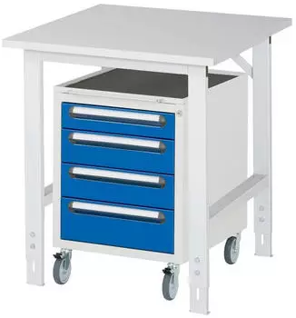 Rau Tom Arbeitstisch h&ouml;henverstellbar 750x800x760-1080mm (06-625M80-07-KM10.11)