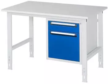 Rau Tom Arbeitstisch h&ouml;henverstellbar, 1250x800mm, M-Platte 22mm (06-625M80-12-KM05.11)
