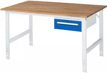 Rau Tom Arbeitstisch h&ouml;henverstellbar 1500x1000mm, H760-1080mm (06-625B10-15-KM02.11)