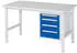Rau Tom Arbeitstisch höhenverstellbar 1500x800x760-1080mm M-Platte 22mm (06-625M80-15-KM07.11)