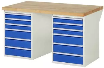 Rau Werkbank 7515A3 1500x900x840mm 12 Schubladen (03-7515A3-159B4S.11)