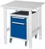 Rau Tom Arbeitstisch höhenverstellbar 750x800x760-1080mm, M-Platte 22mm (06-625M80-07-KM08.11)