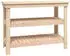 vidaXL Werkbank Massivholz Kiefer 110,5x50x80cm (823644)