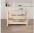 vidaXL Werkbank Massivholz Kiefer 110,5x50x80cm (823644)