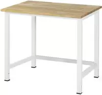 Werktisch Buche-massiv-platte Bxtxh 1000x800x825 Mm - Rau