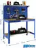 Simonrack BT3 Werkbank 400kg 1445x910x610mm Lochplatte mit Ablage, Blau/Holz (BT3)