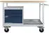 ADB Werkbank Eko 3 Schubladen 130x60x85cm lichtgrau/anthrazitgrau (42923)