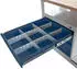 ADB Werkbank Eko 3 Schubladen 130x60x85cm lichtgrau/anthrazitgrau (42923)