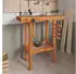 vidaXL Werkbank mit Schraubstöcken 92x48x83cm Akazien-Massivholz (153319)
