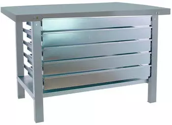 Simonrack BT6L Pro Metal 5Box Werkbank 1800, 600kg, Grau (8425437124907)