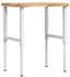 vidaXL Werkbank Massivholz 80x60x(73-99,5)cm rechteckig