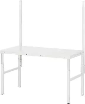Rau Aufbausatz mit System-St&uuml;tzen Serie E, f&uuml;r Basis-Arbeitstische