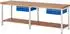 Rau Werkbank 8001A7 höhenverstellbar 2500x700x840-1040mm, 2x Schublade (03-8001A7-257B4H.11)